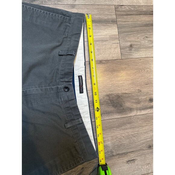 Dockers Mens Straight Fit Faded Gray Casual Chino Pants 36W X 32L Cotton Blend - Picture 6 of 12